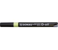Marker olejowy DONAU, 2,2mm, zawieszka, żółty, Markery, Artykuły do pisania i korygowania