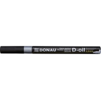 Marker olejowy DONAU, 2,2mm, zawieszka, srebrny, Markery, Artykuły do pisania i korygowania