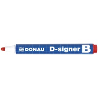 Whiteboard marker DONAU D-Signer, round, 2-4mm (line), pendant, red