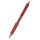 Długopis automatyczny żelowy Q-CONNECT 0,5mm (linia), zawieszka, czerwony
