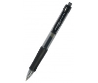Długopis automatyczny żelowy Q-CONNECT 0,5mm (linia), zawieszka, czarny, Długopisy, Artykuły do pisania i korygowania