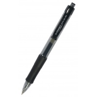 Automatic gel pen Q-CONNECT 0,5mm (line), pendant, black