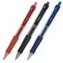 Długopis automatyczny żelowy Q-CONNECT 0,5mm (linia), zawieszka, czarny, Długopisy, Artykuły do pisania i korygowania