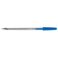 Długopis Q-CONNECT z wymiennym wkładem 0,7mm (linia), zawieszka, niebieski, Długopisy, Artykuły do pisania i korygowania