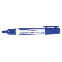 Whiteboard marker Q-CONNECT Premium, round, 2-3mm (line), pendant, blue
