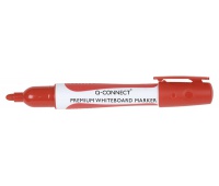 Whiteboard marker Q-CONNECT Premium, round, 2-3mm (line), pendant, red