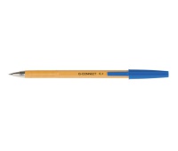 Długopis Q-CONNECT z wymiennym wkładem 0,4mm (linia), zawieszka, niebieski, Długopisy, Artykuły do pisania i korygowania