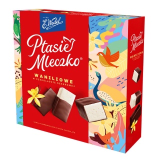 Ptasie mleczko E.WEDEL, waniliowe, 340g, Czekoladki, Artykuły spożywcze