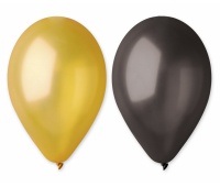 BALONY GM90 METAL 10" ZŁOTE I CZARNE 50szt., Podkategoria, Kategoria