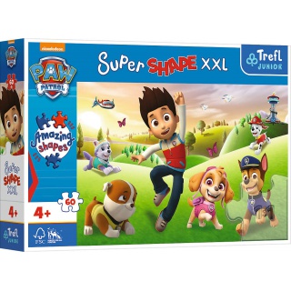 Puzzle 60 XXL Super Shape - Uśmiechnięte pieski !, Podkategoria, Kategoria