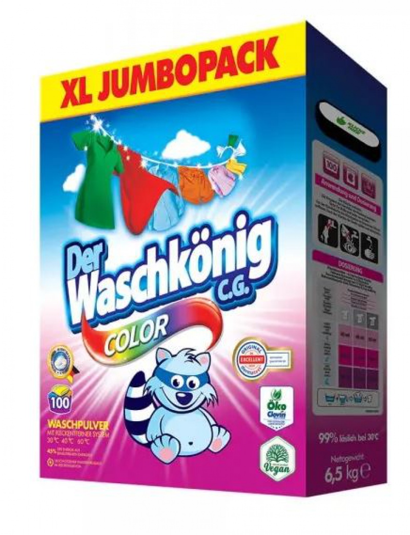 PROSZEK DO PRANIA DER WASCHKONIG KOLOR 6,5kg., Podkategoria, Kategoria