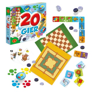 GRY RODZINNE - ZESTAW 20 GIER, Podkategoria, Kategoria