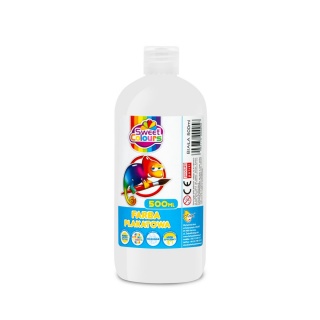 FARBA PLAKATOWA 500ML.SWEET COLOURS BIAŁA, Farby, Plastyka