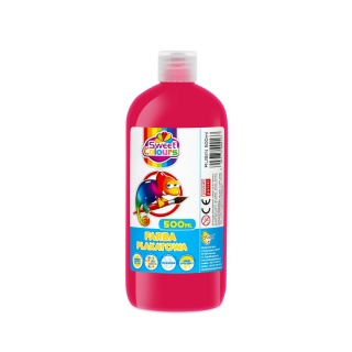 FARBA PLAKATOWA 500ML.SWEET COLOURS RUBINOWA, Farby, Plastyka