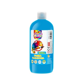FARBA PLAKATOWA 500ML.SWEET COLOURS J.NIEBIESKA, Farby, Plastyka