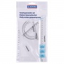 Geometry Set DONAU, small, pendant packaging, clear, Rulers, Set Squares, Protractors, School supplies