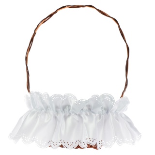 SERWETKA ATŁASOWA ZDOBIĄCA KOSZYCZEK 25CM D0906, Podkategoria, Kategoria