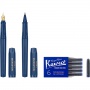 KAWECO X MOLESKINE zestaw prezentowy, niebieski, Pióra, Artykuły do pisania i korygowania