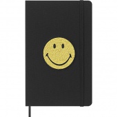 Notebook MOLESKINE L (13x21 cm), Smiley, lined, hardcover, 176 pages