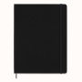 Notebook MOLESKINE XL (19x25cm), Smart, in-line, hardcover, black