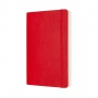 Notes MOLESKINE Classic L (13x21 cm), in line, softcover, scarlet red, 400 pages, red