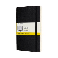 Notes MOLESKINE Classic L (13x21 cm), checkered, softcover, 400 pages, black