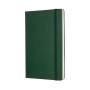 Notes MOLESKINE Classic L (13x21 cm), checkered, hardcover, myrtle green, 240 pages, green