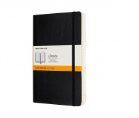 Notes MOLESKINE Classic L (13x21 cm), lined, softcover, 400 pages, black