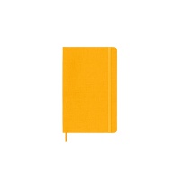 Notes MOLESKINE Classic L (13x21cm), w linie, twarda oprawa, orange yellow, 240 stron, pomarańczowy