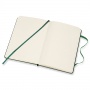 Notes MOLESKINE Classic P (9x14 cm), gładki, twarda oprawa, myrtle green, 192 strony, zielony, Notatniki, Zeszyty i bloki