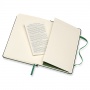 Notes MOLESKINE Classic P (9x14 cm), gładki, twarda oprawa, myrtle green, 192 strony, zielony, Notatniki, Zeszyty i bloki