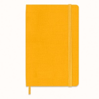 Notes MOLESKINE Classic P (9x14 cm), w linie, twarda oprawa, orange yellow, 192 strony, pomarańczowy, Notatniki, Zeszyty i bloki