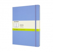 Notes MOLESKINE Classic XL (19x25 cm), smooth, hardcover, hydrangea blue, 192 pages, blue