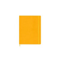 Notes MOLESKINE Classic XL (19x25 cm), linie, twarda, orange yellow, 192 strony, pomarańczowy, Notatniki, Zeszyty i bloki