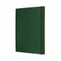 Notes MOLESKINE Classic XL (19x25cm), w gładki, miękka oprawa, myrtle green, 192 strony, zielony, Notatniki, Zeszyty i bloki