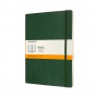 Notes MOLESKINE Classic XL (19x25 cm), lined, softcover, myrtle green, 192 pages, green