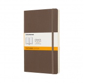Notes MOLESKINE L (13x21 cm), in-line, softcover, earth brown, 192 pages, brown