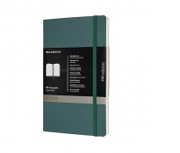 Notes MOLESKINE Professional L (13x21 cm), miękka oprawa, forest green, 192 stron, zielony, Notatniki, Zeszyty i bloki