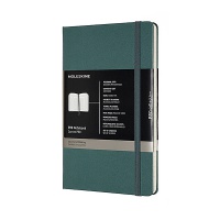 Notes MOLESKINE Professional L (13x21 cm), hardcover, forest green, 240 pages, green