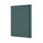 Notes MOLESKINE Professional XL (19x25 cm), softcover, forest green, 192 pages, green