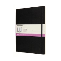 Notes MOLESKINE XL (19x25cm) line-smooth, softcover, 192 pages, black