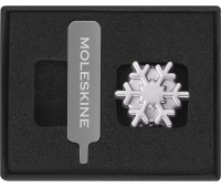 Pin MOLESKINE Snowflake, silver