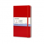 Sketchbook MOLESKINE L (13x21cm), hardcover, 104 sheets, red