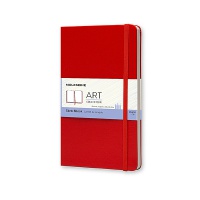 Sketchbook MOLESKINE L (13x21cm), hardcover, 104 sheets, red