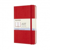 Sketchbook MOLESKINE L (13x21cm), hardcover, 88 sheets, red