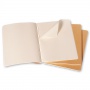 Set of 3 notebooks MOLESKINE Cahier Journals XL (19x51cm), line, 120 sheets, sand