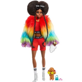 BARBIE EXTRA MODA LALKA + AKCESORIA AFRO GVR04, Podkategoria, Kategoria