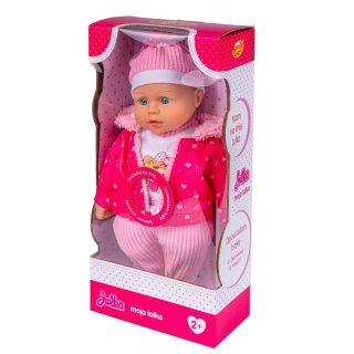 LALKA JULIA 39CM.MÓWI I ŚPIEWA PO POLSKU UBR.RÓŻ., Podkategoria, Kategoria