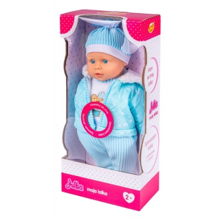 LALKA JULIA 39CM.MÓWI I ŚPIEWA PO POLSKU UBR.NIEB., Podkategoria, Kategoria