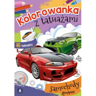 KOLOROWANKA Z TATUAŻEM SAMOCHODY SPORTOWE, Podkategoria, Kategoria